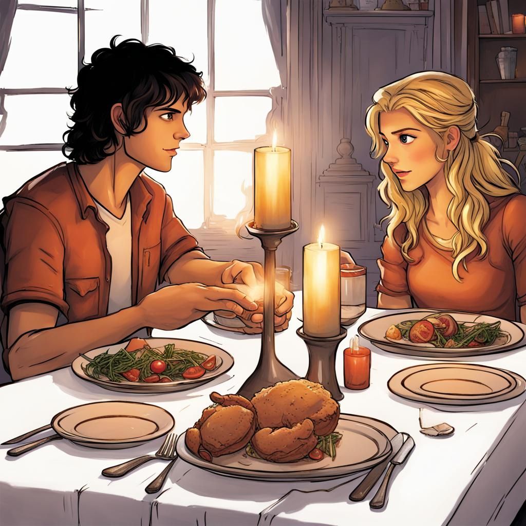 Annabeth Chase at Candlelit Dinner