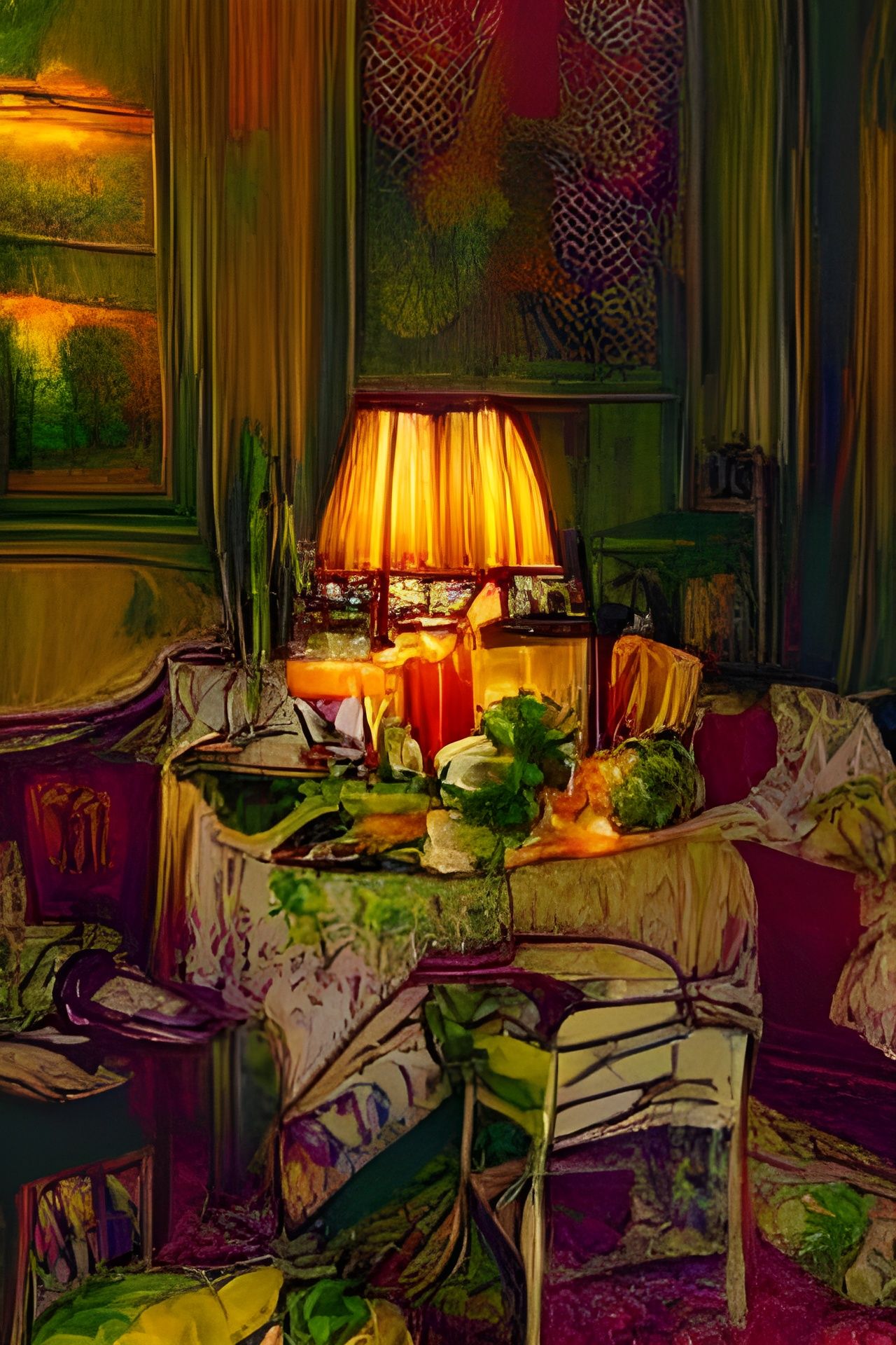 Tranquil Room Filled with Nourishing Silence