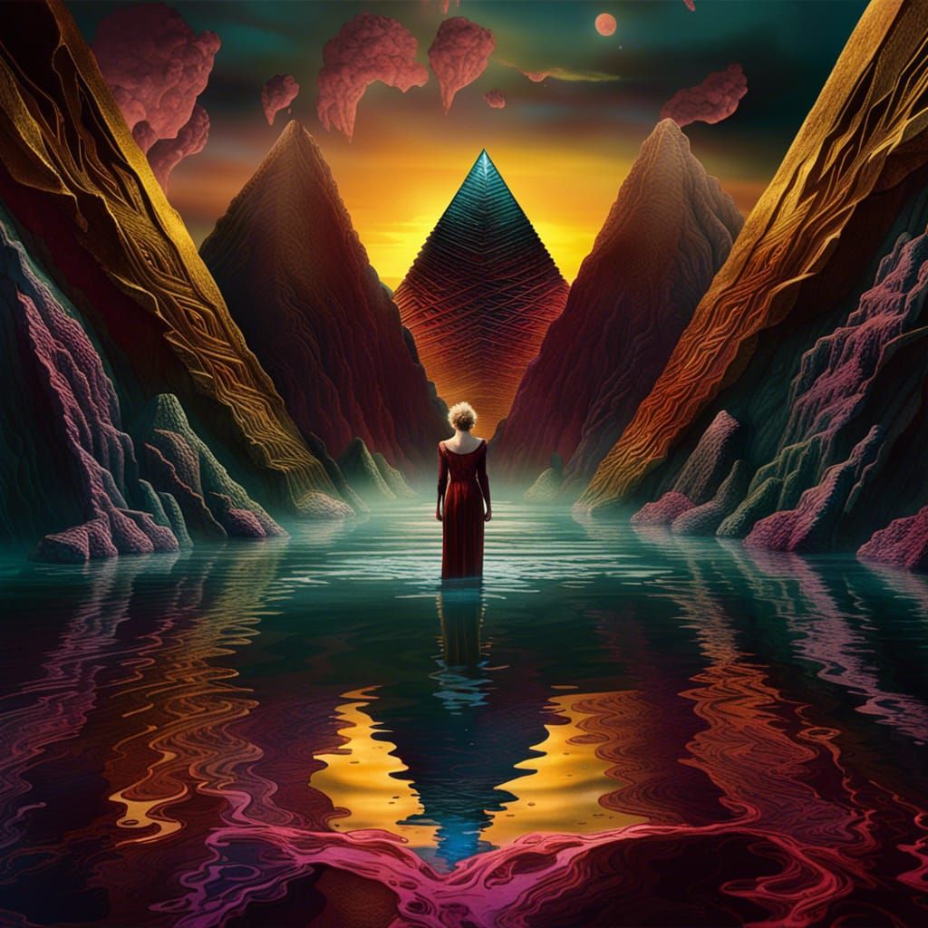 Siren and Shepherd Boy: a Fantastical Matte Painting