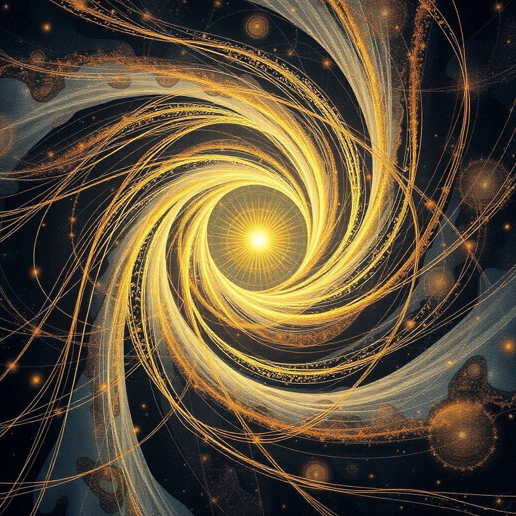 Dreamlike Timelines Converge in Astral Surrealism