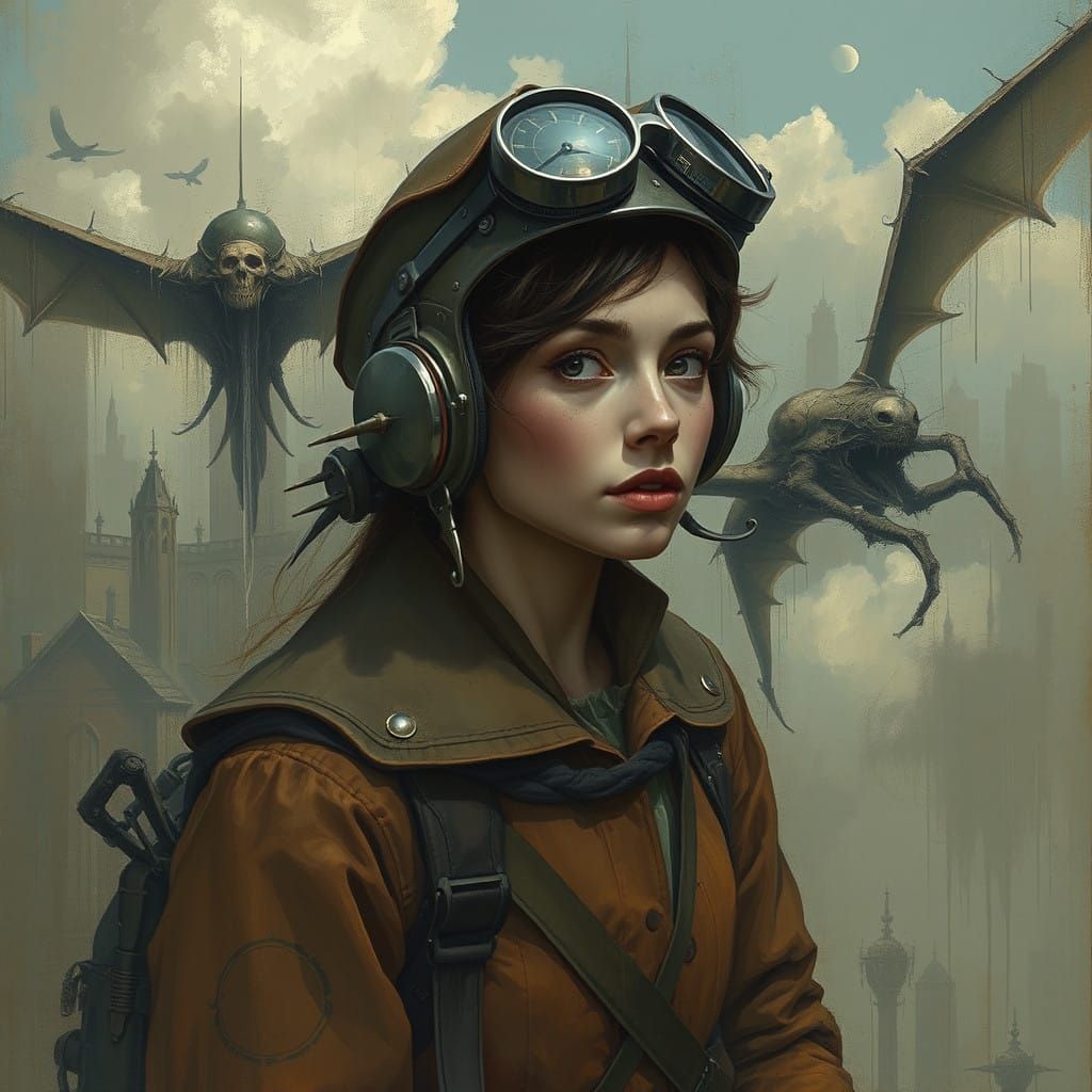 Timeless Aerialist in Sky City