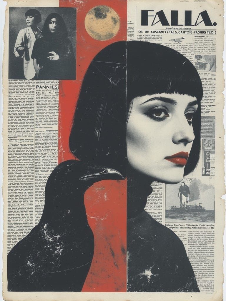 Magical Realism Fashion Sketch in Antonio Lopez Style