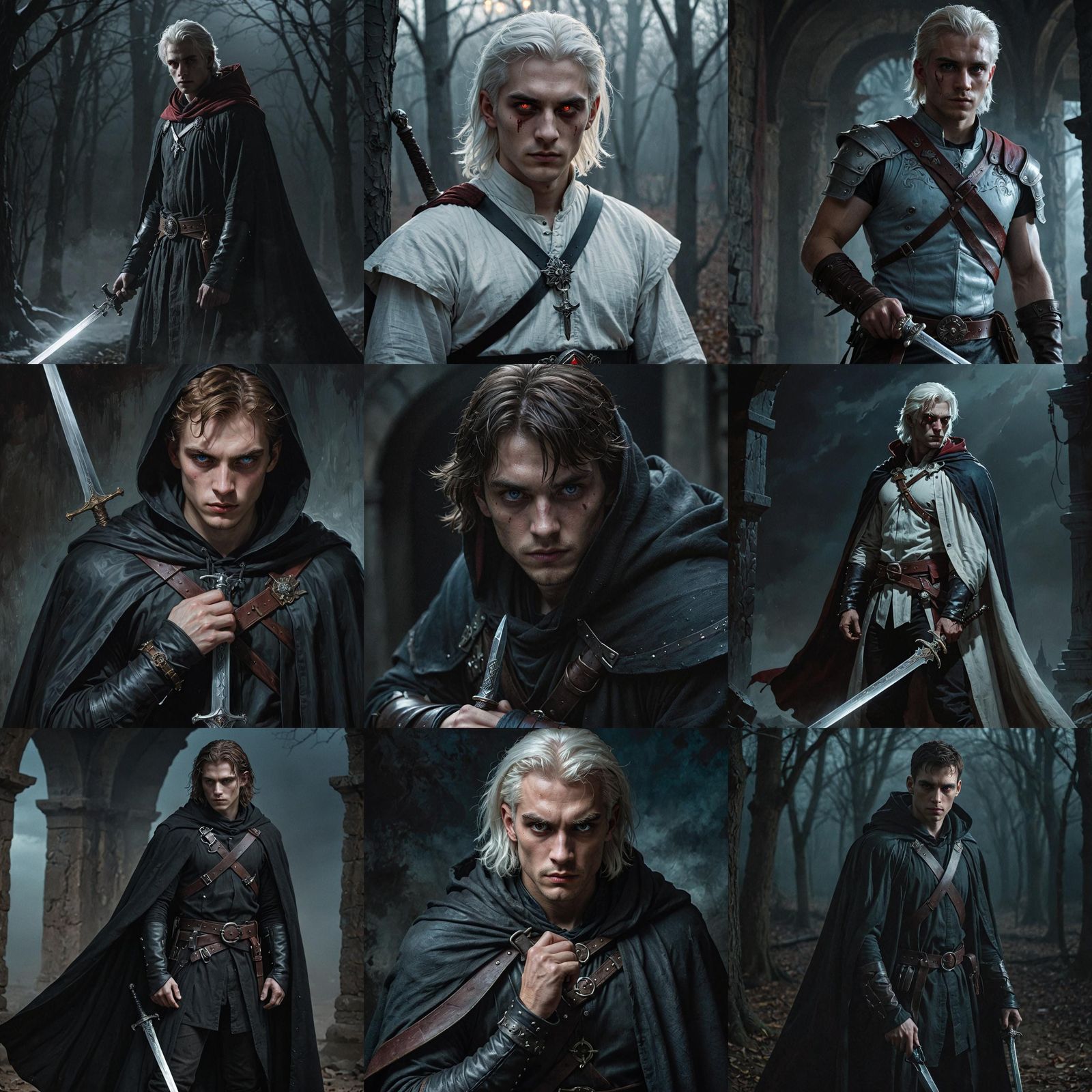 Enigmatic Swordsman in Shadow