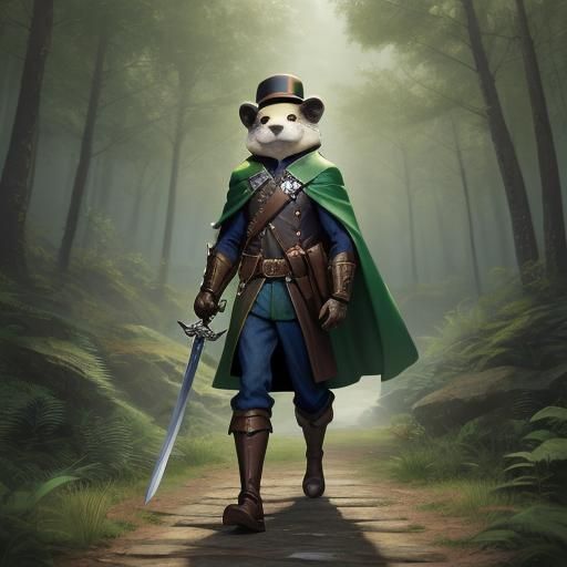 An otter on an adventure