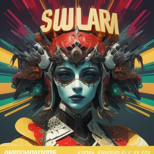 Vibrant Surreal CGI Image in 8k Resolution