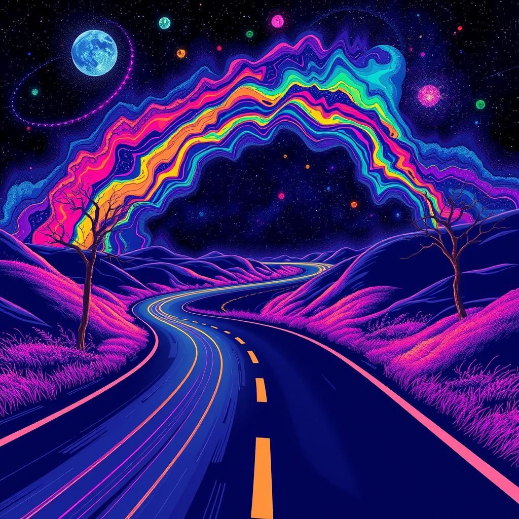 Synthwave Rendition of The Long and Winding Road