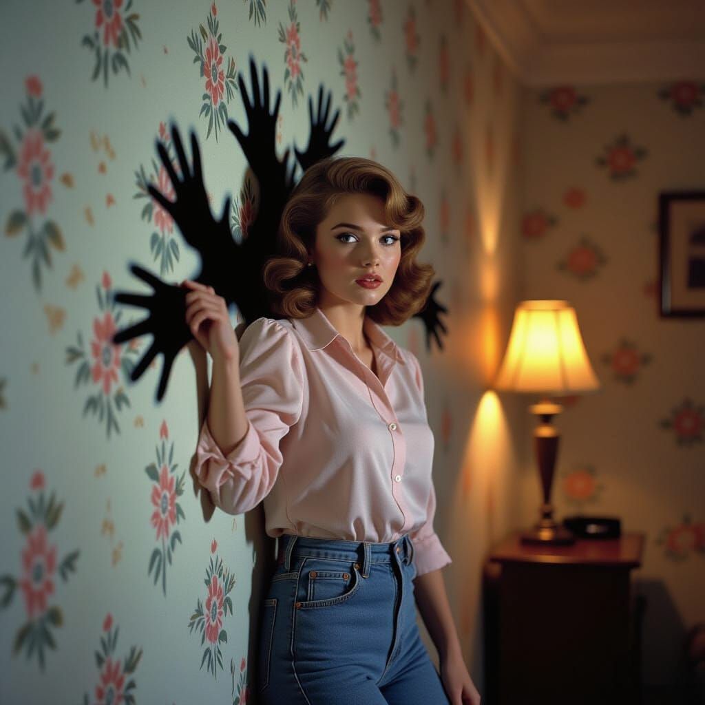 80s Horror: Woman Escapes Poltergeist Hands in Suburban Home