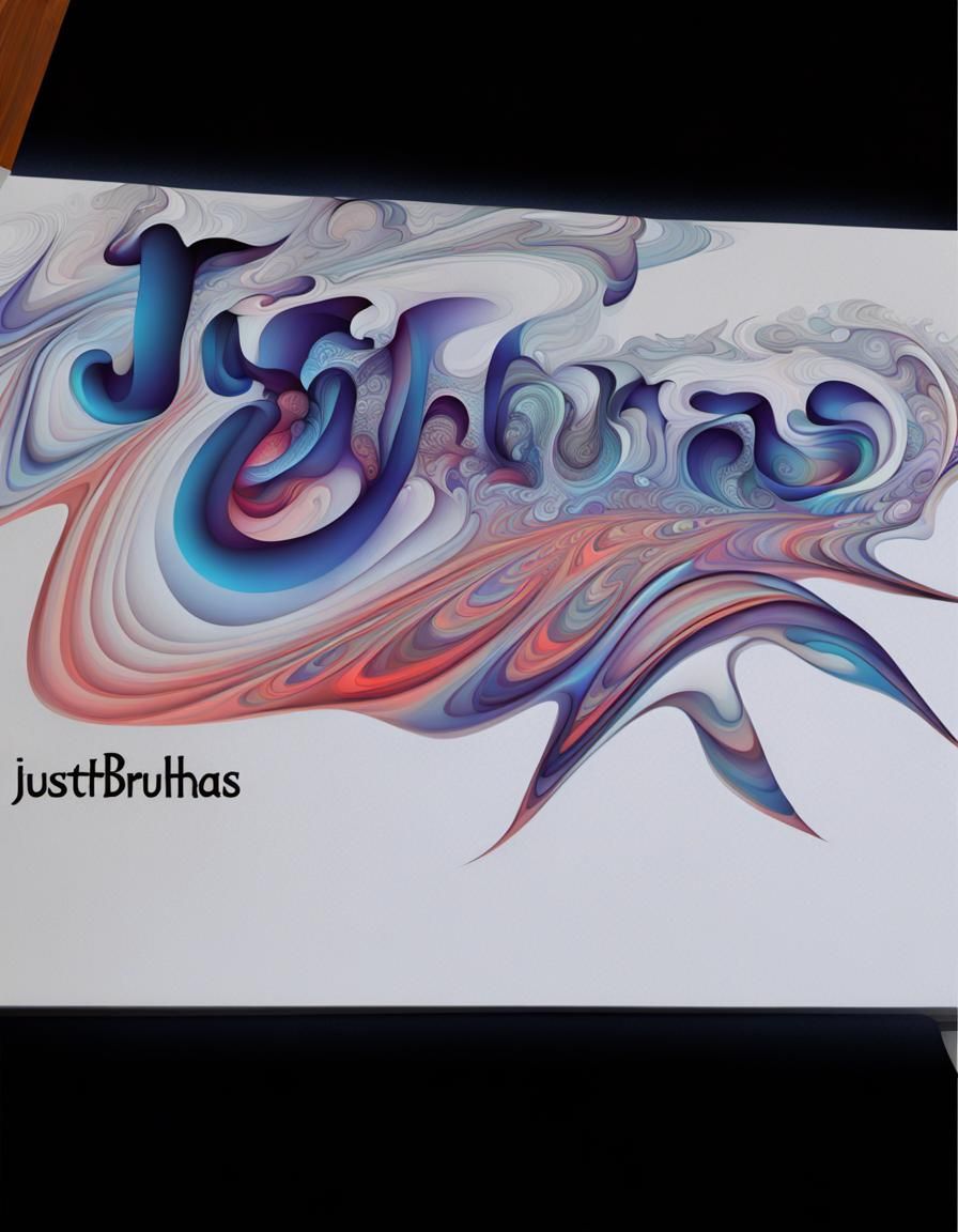 Abstract Cybertronic Fractal with Zentangle Elements