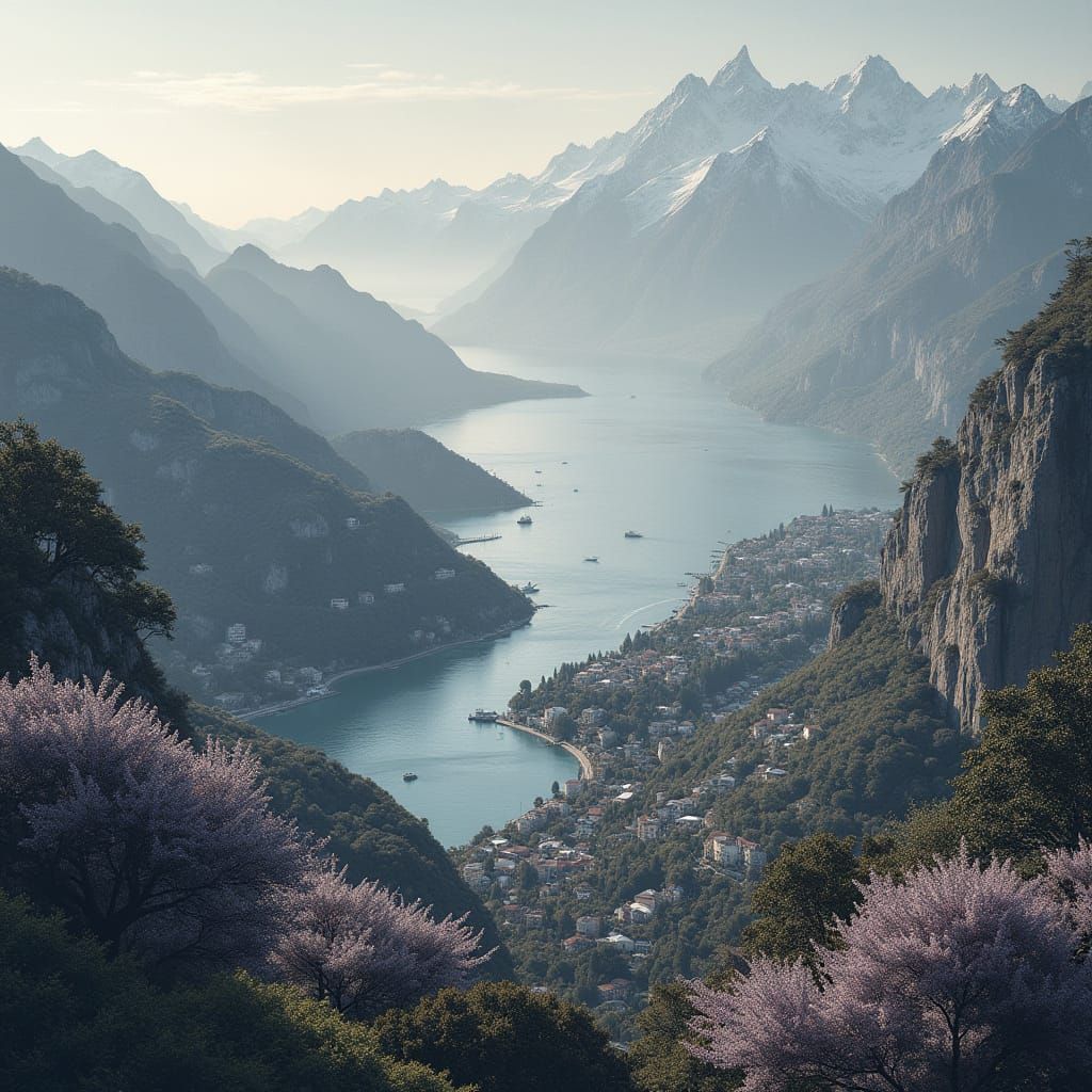 Metallic Grey World Vista in Professional Photography