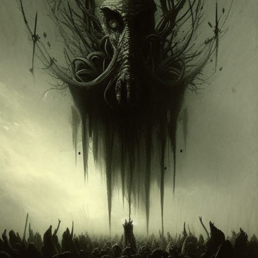 Vegetarian Horror in the Style of Doré