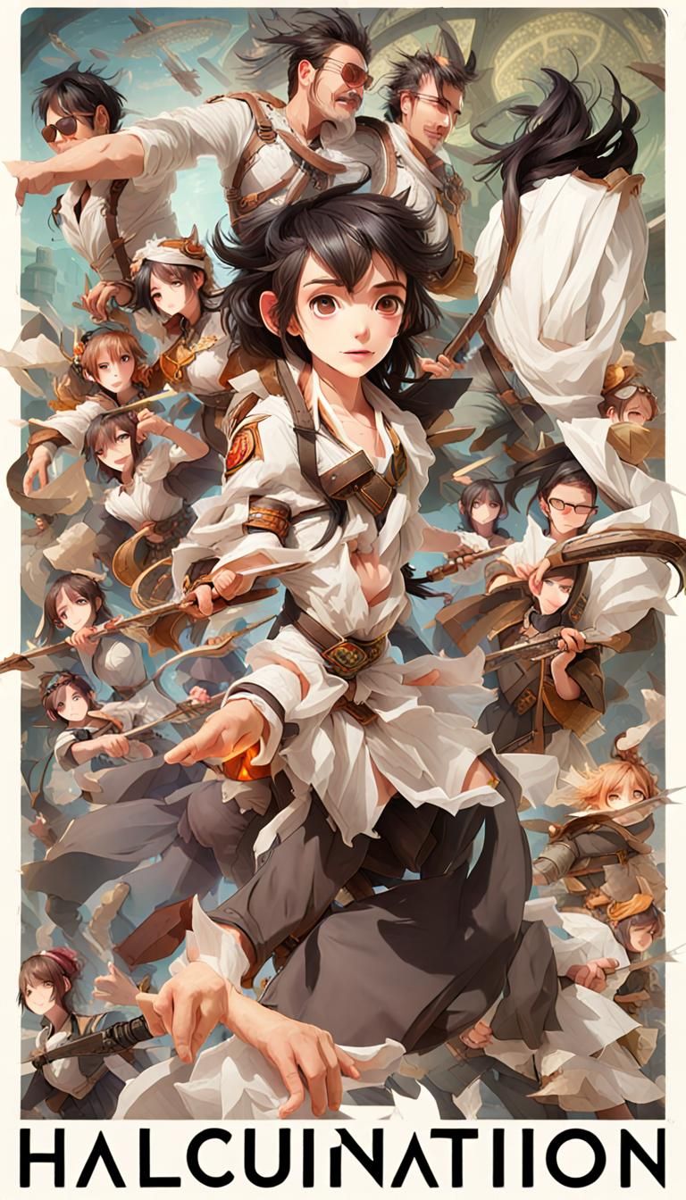 Abstract Hallucination: A Dreamlike Scene