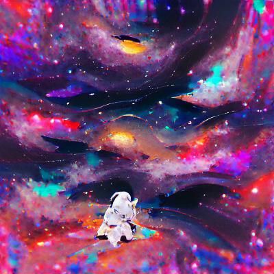 Vibrant Space Vista of Nebulae and Galaxies