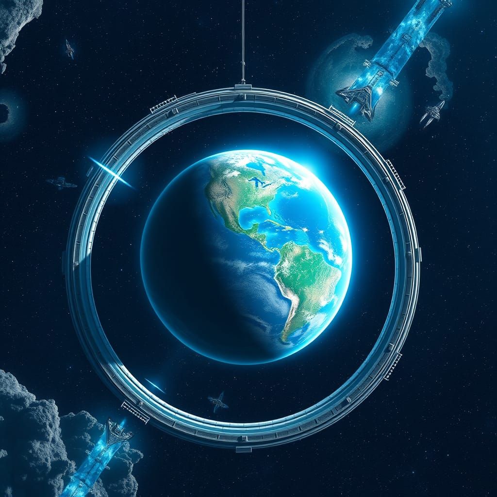 Astronomical Ring Surrounds a Dazzling Planet in a Cosmic Il...