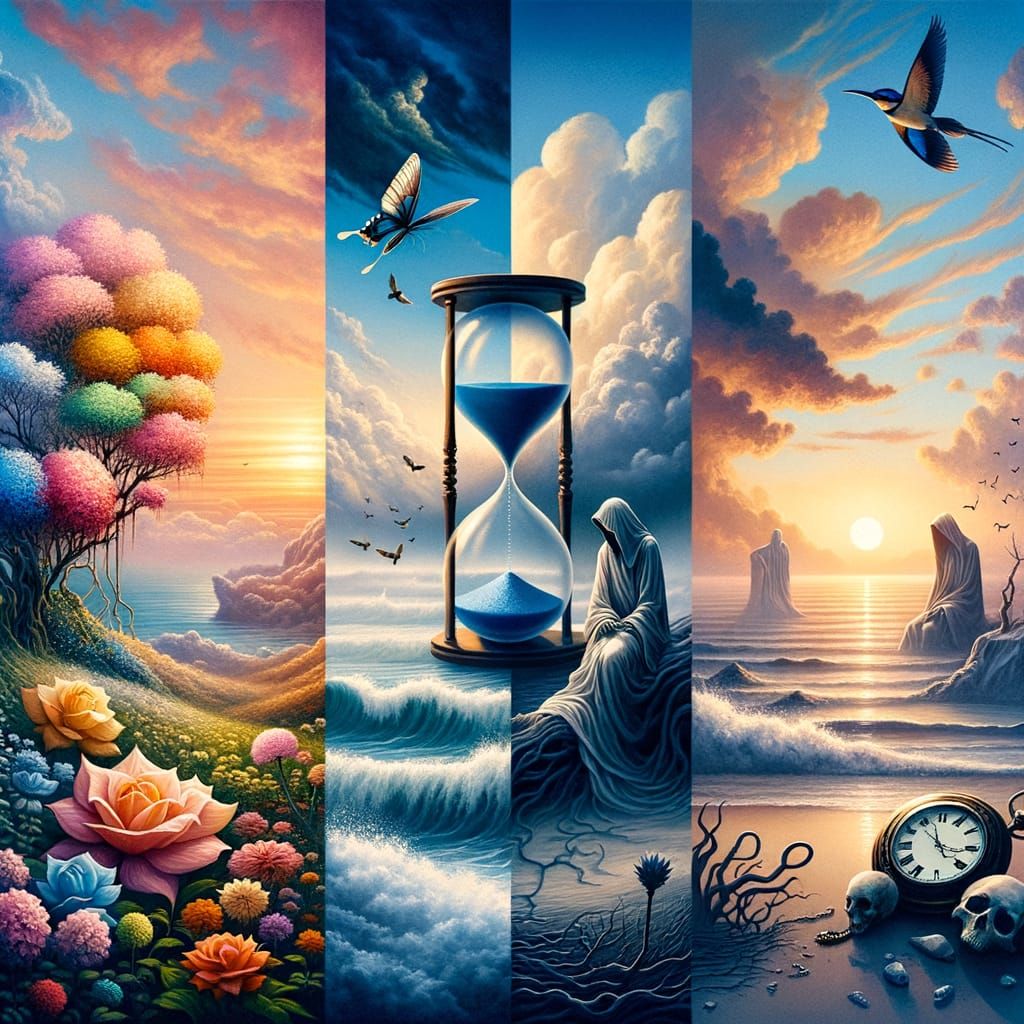 Surreal Concepts: Life, Death, Time, Eternity