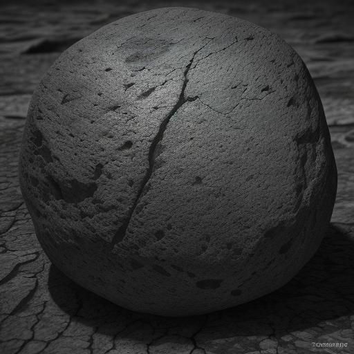 Hyper-Realistic Rock Macro Shot in Digital Art