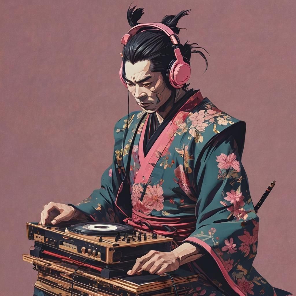 Samurai DJ: Japanese Calligraphy and Modern Beats