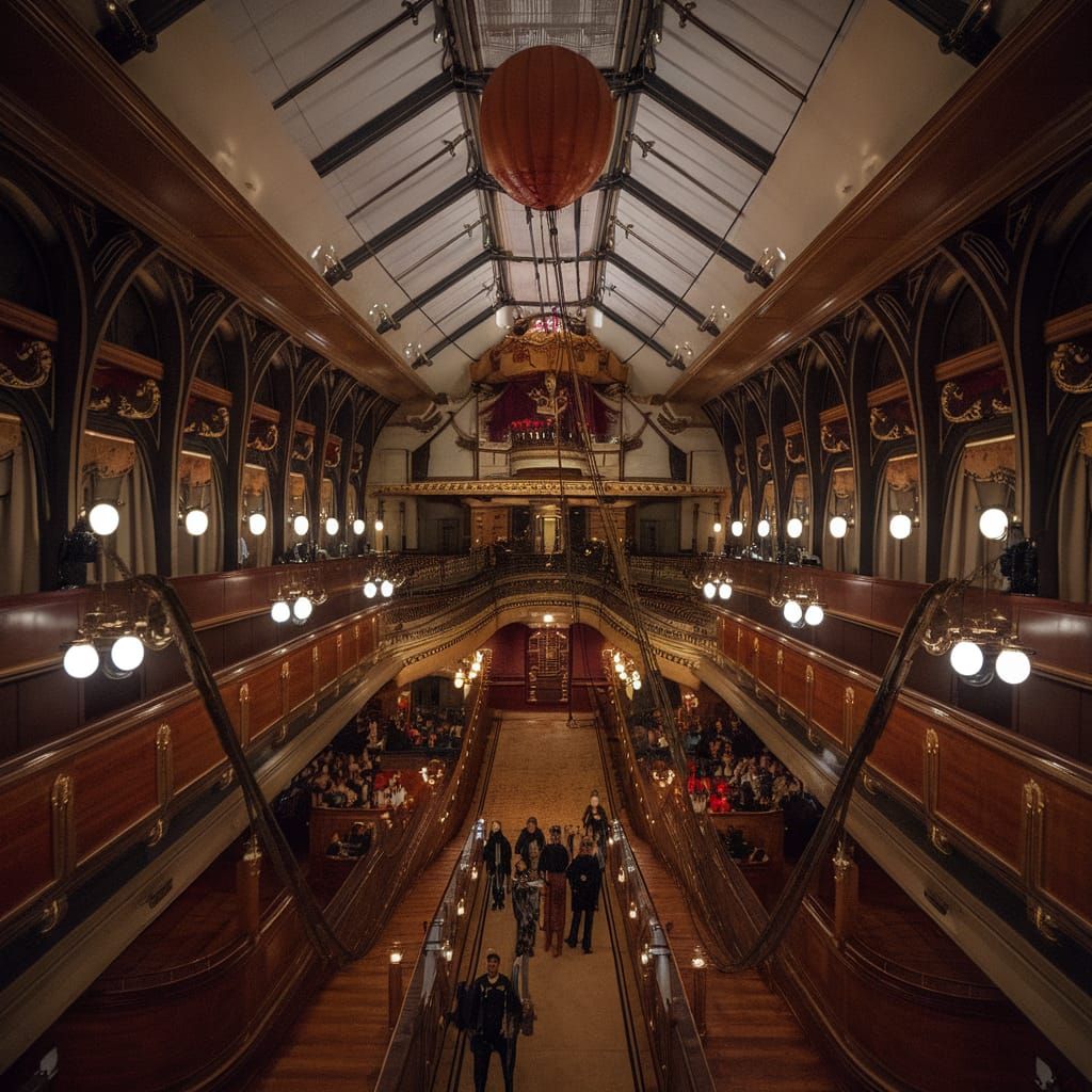 Inside a Luxurious Zeppelin Airship