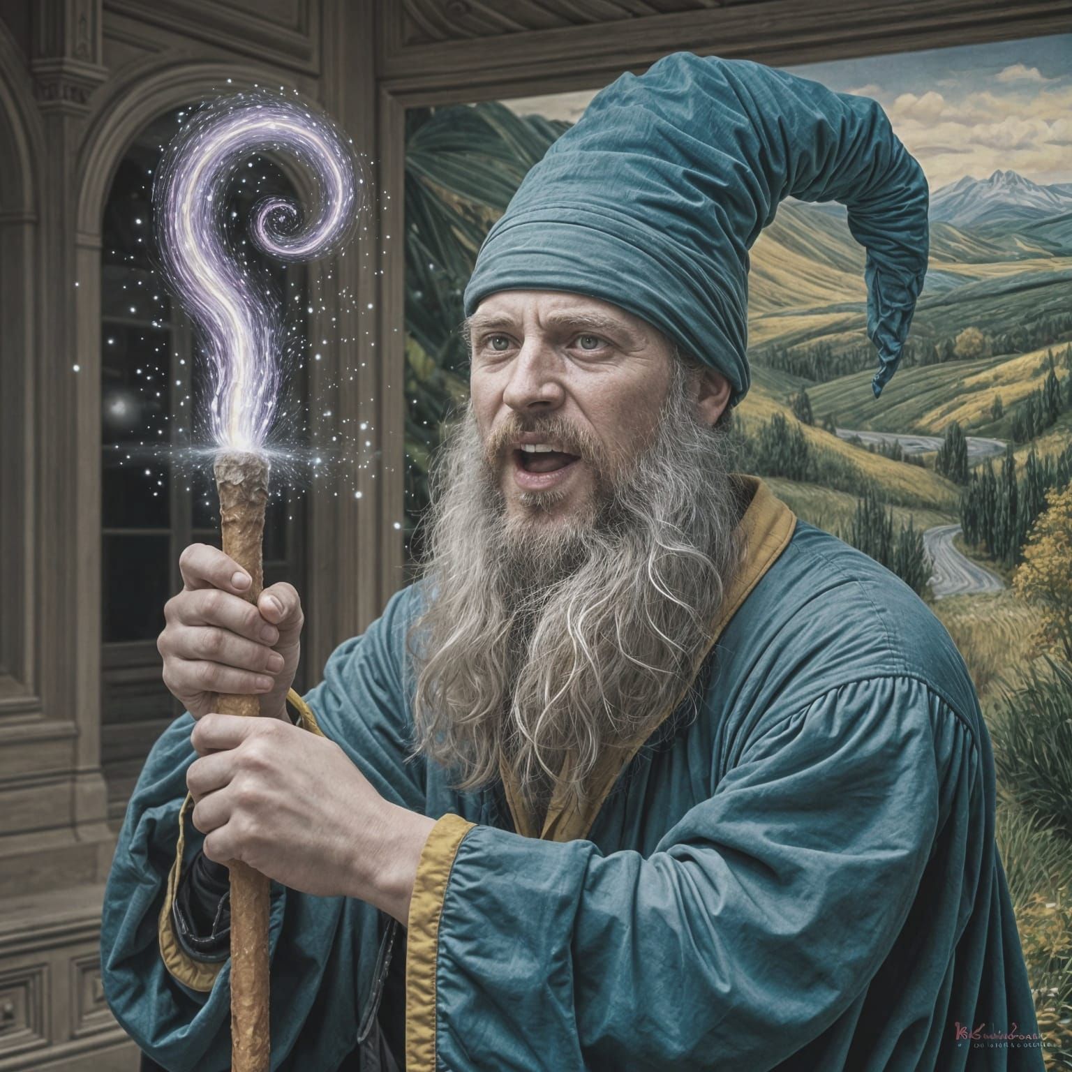 Van Gogh Paints a Magical Singing Sorceress