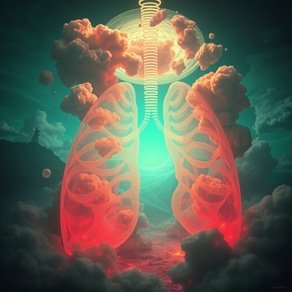 Ethereal Dreamscapes of Lethal Dust Disease