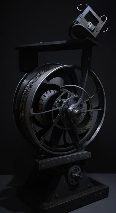 Picasso Tinguely Inspired Silver Nitrate Photo