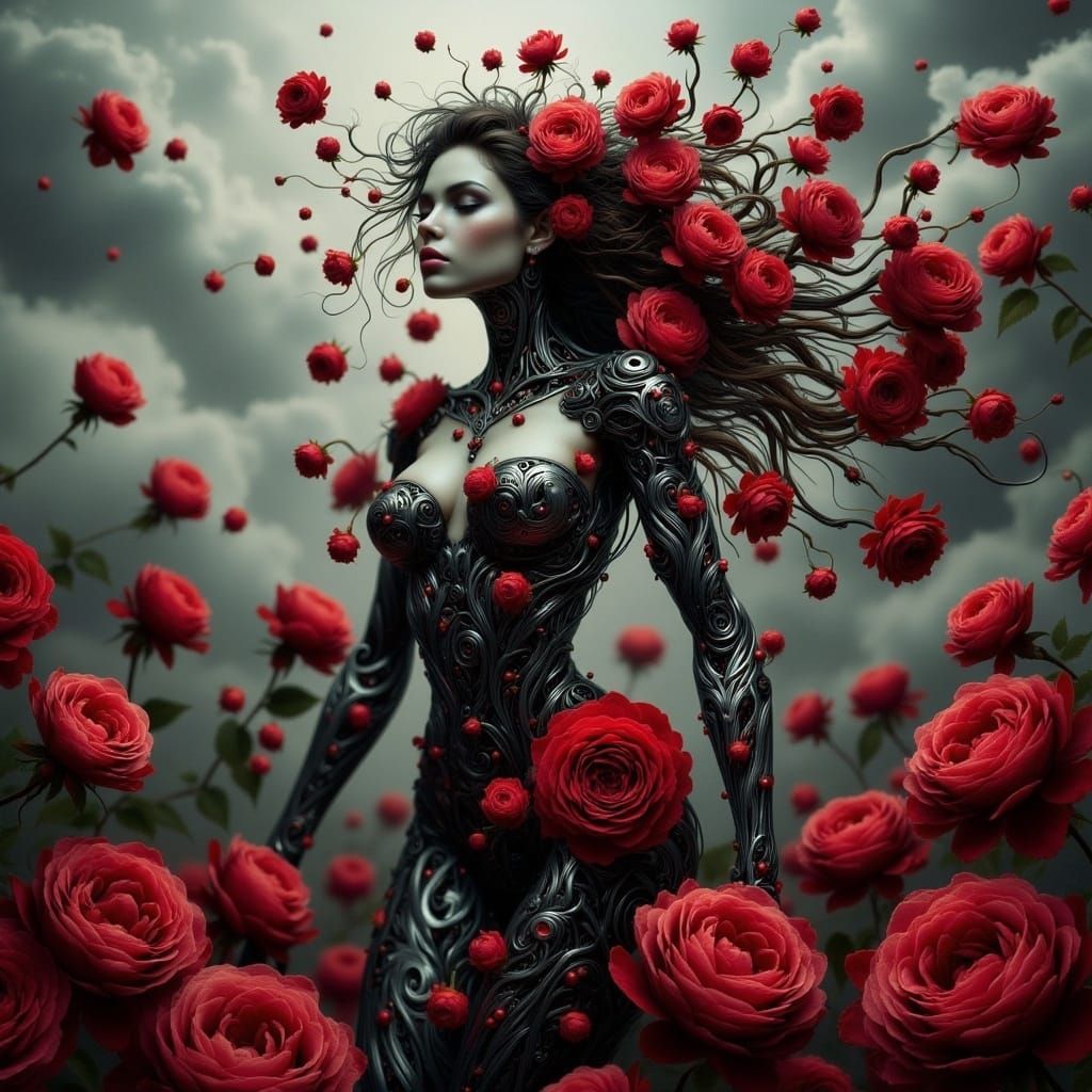 Mechanical Witch Amidst Electronic Storm