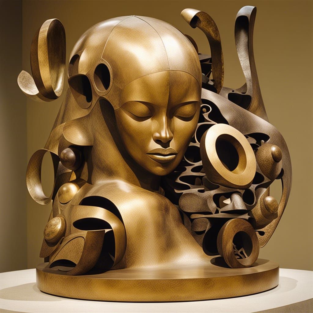 Peace Sculpture Inspired by Brâncuși and Tinguely