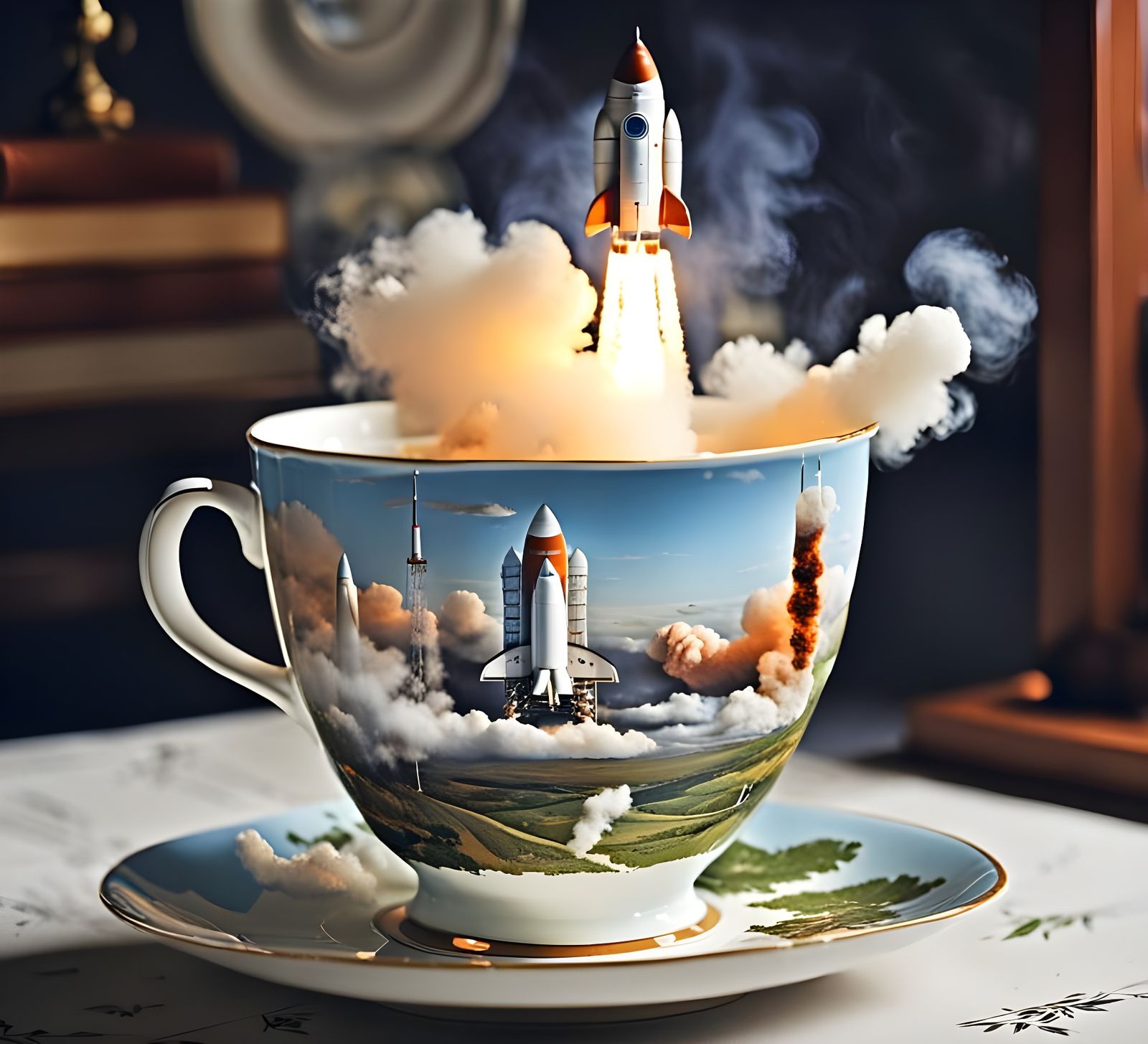 Tea Minus One - Blast Off!
