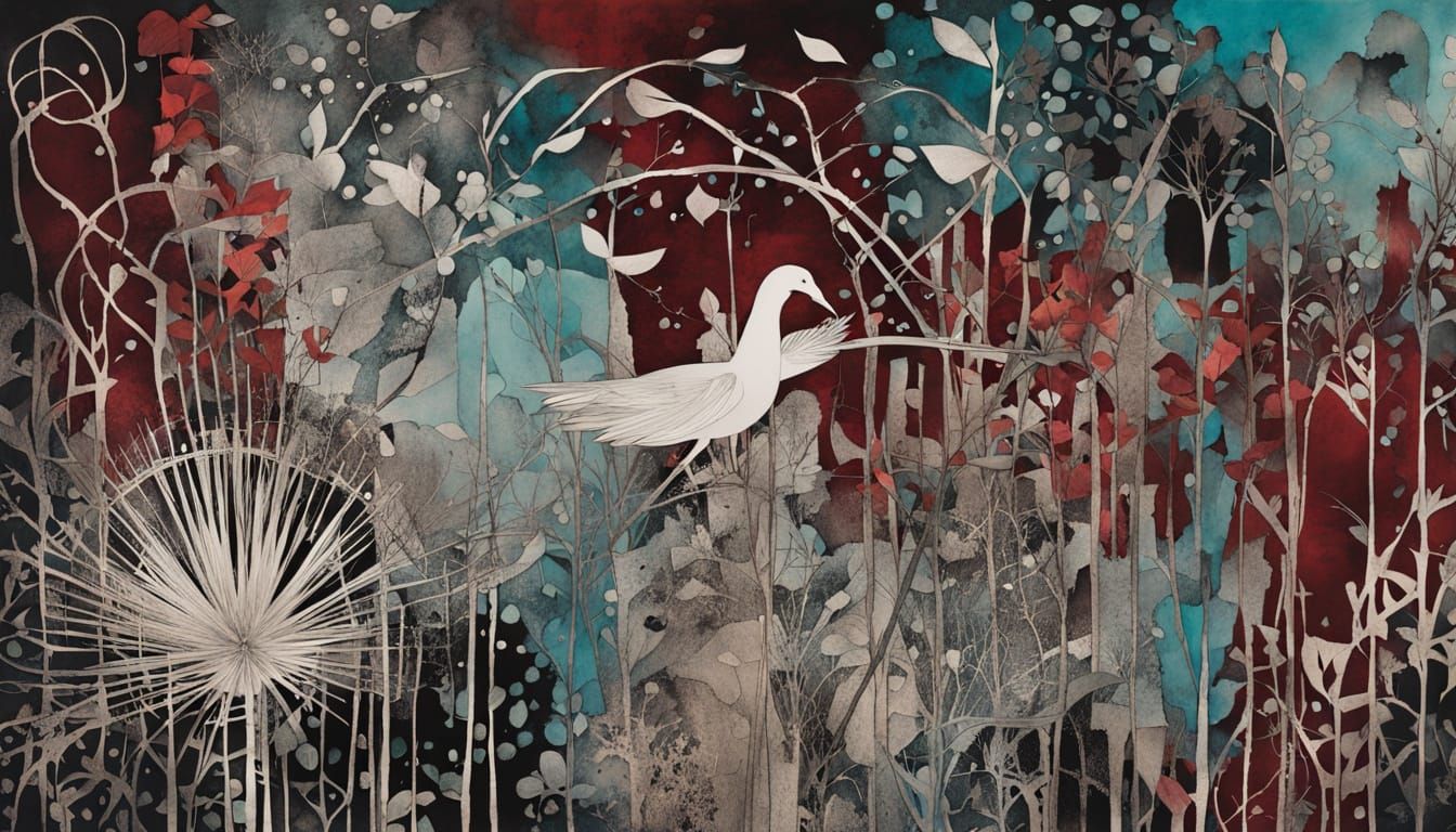 Gothic Doll in Abandoned Glasshouse: 1900s Photograph