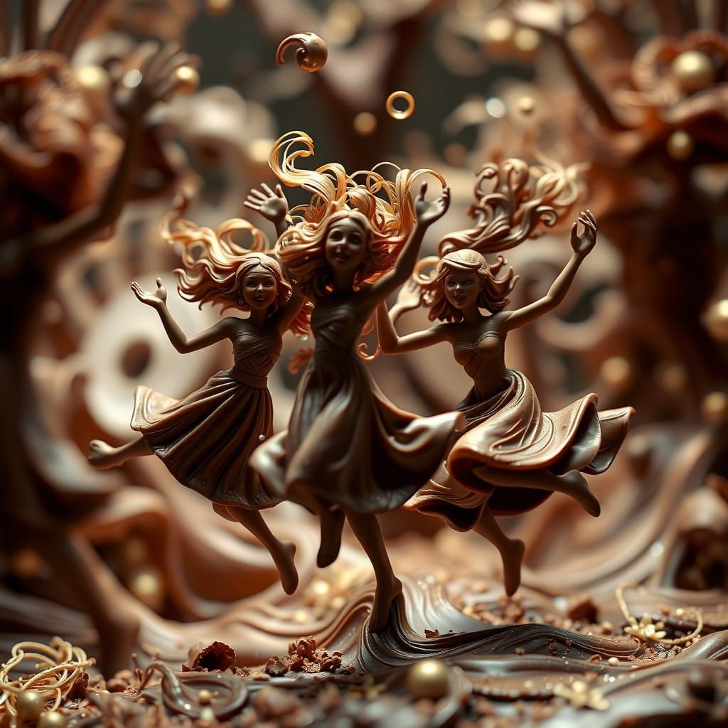 Chocolate People Dance: A Whimsical Fantasy