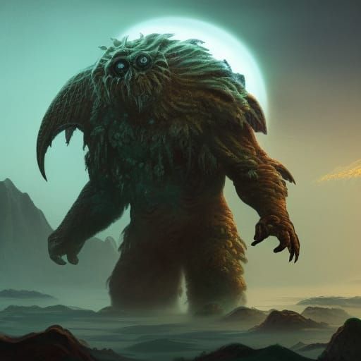 Moon Giant Fused with Moon God