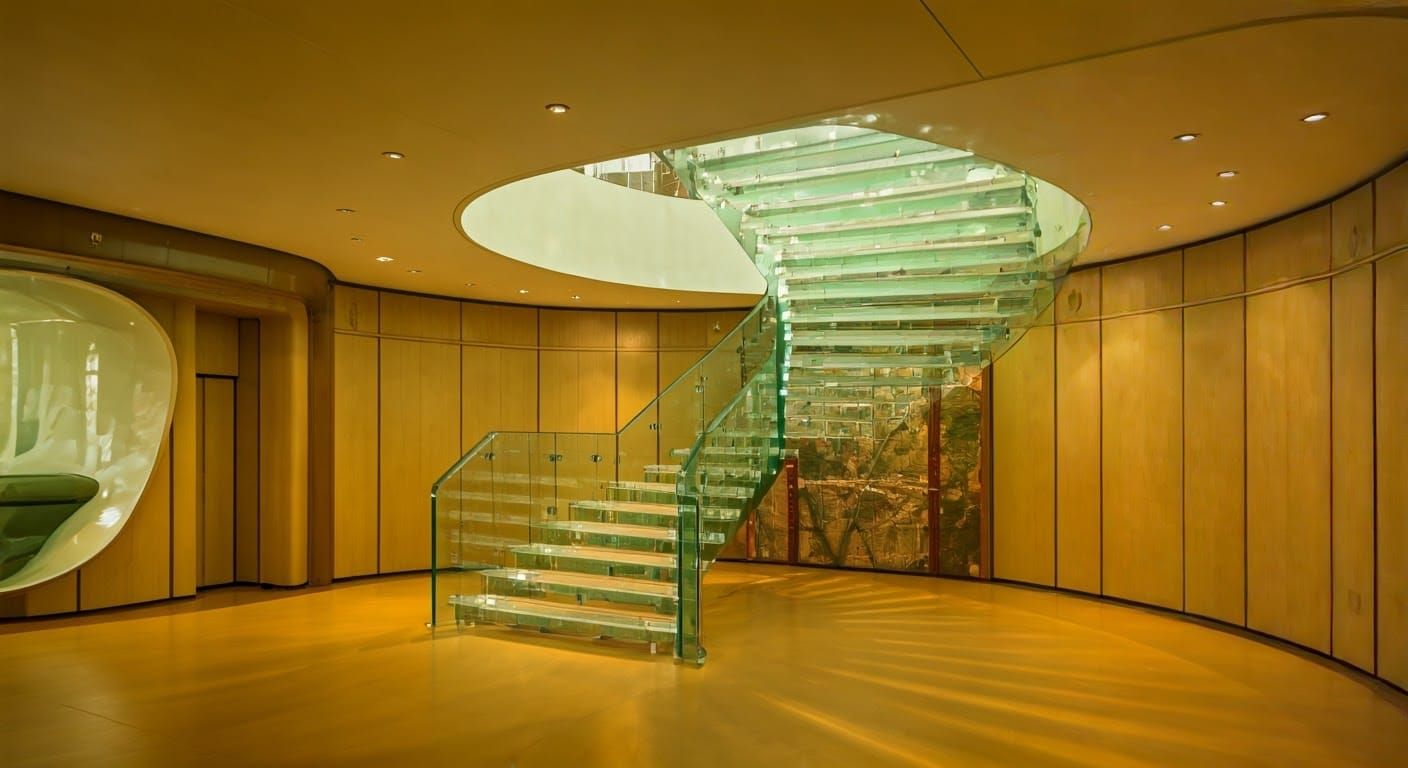 Space Age Luxury Home Interior in Architectural Photography ...