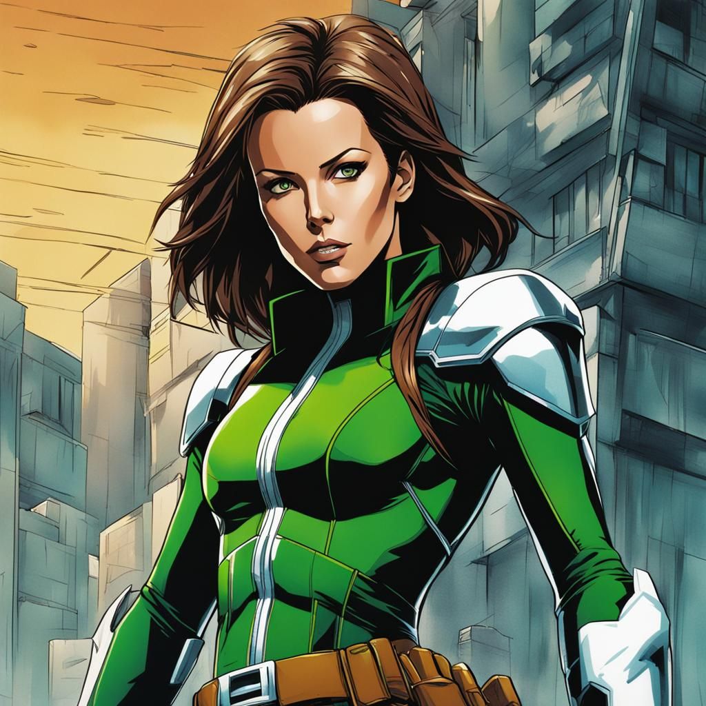 Anime-Style Rogue Illustration in Cel-Shaded Manga Style