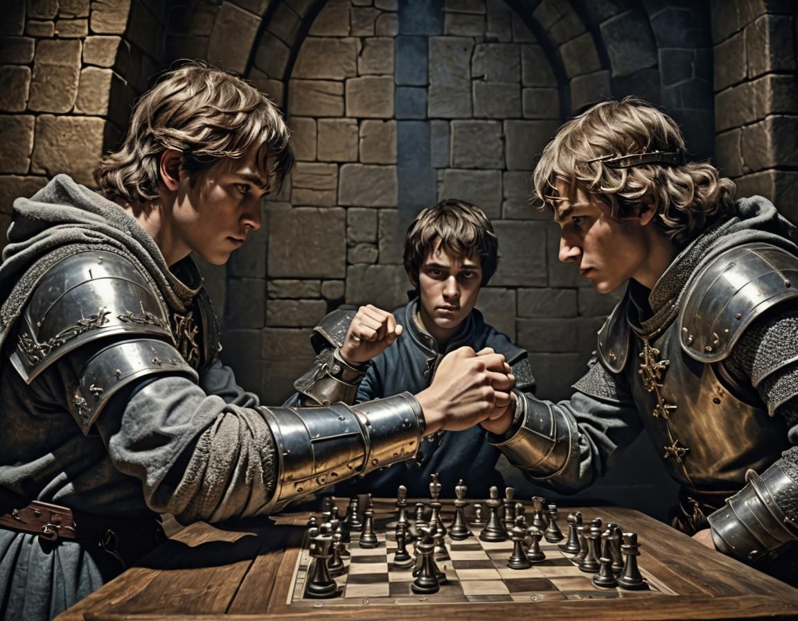 Medieval sibling rivalry