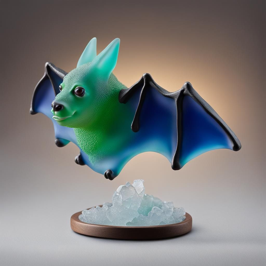 A Sea Glass Bat for @LiloVex