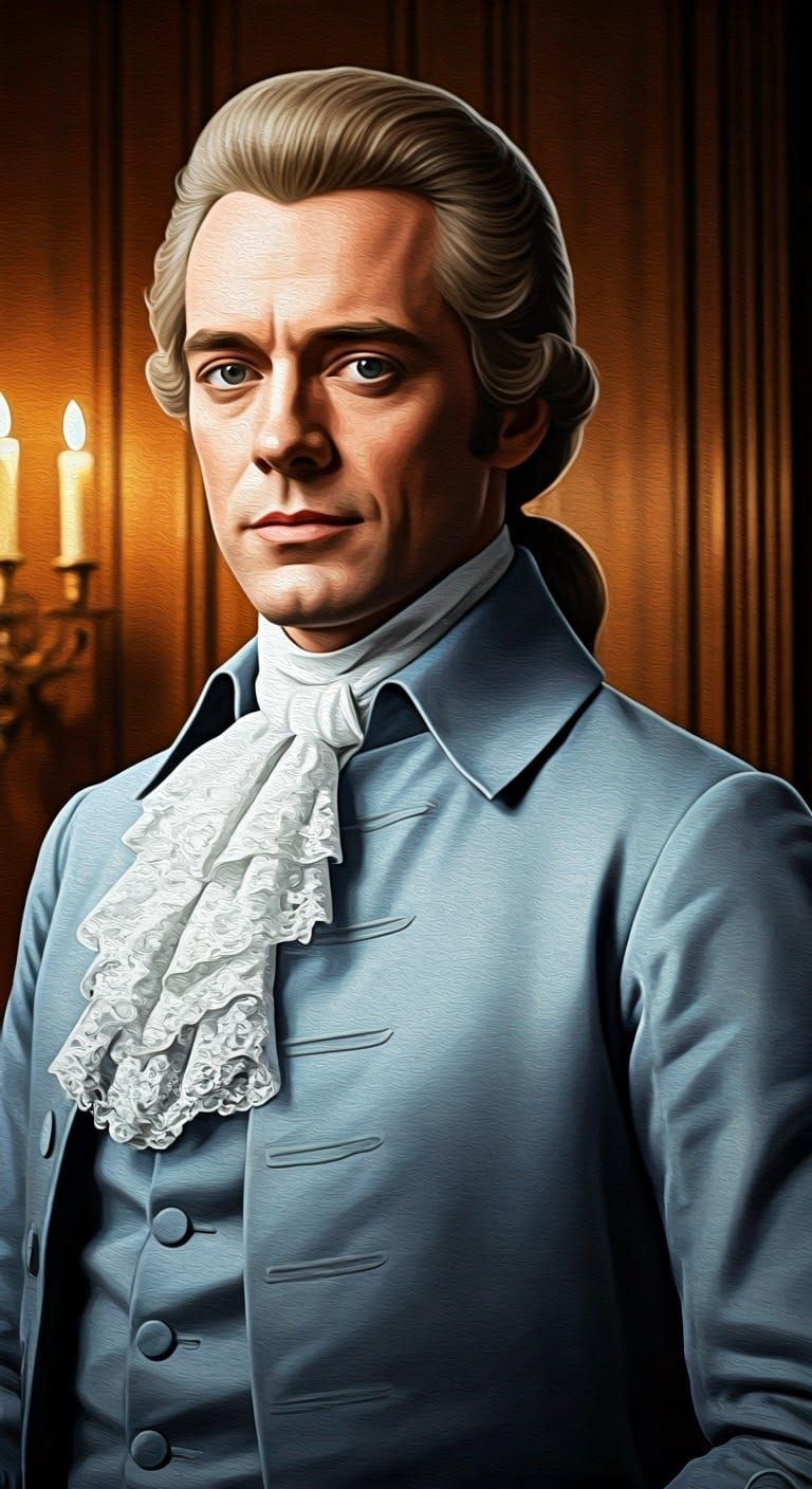 Elegant Baronet Dandy in Regency Attire