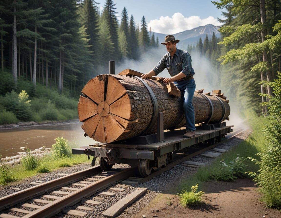 AI Interpretation of The Log Driver's Waltz