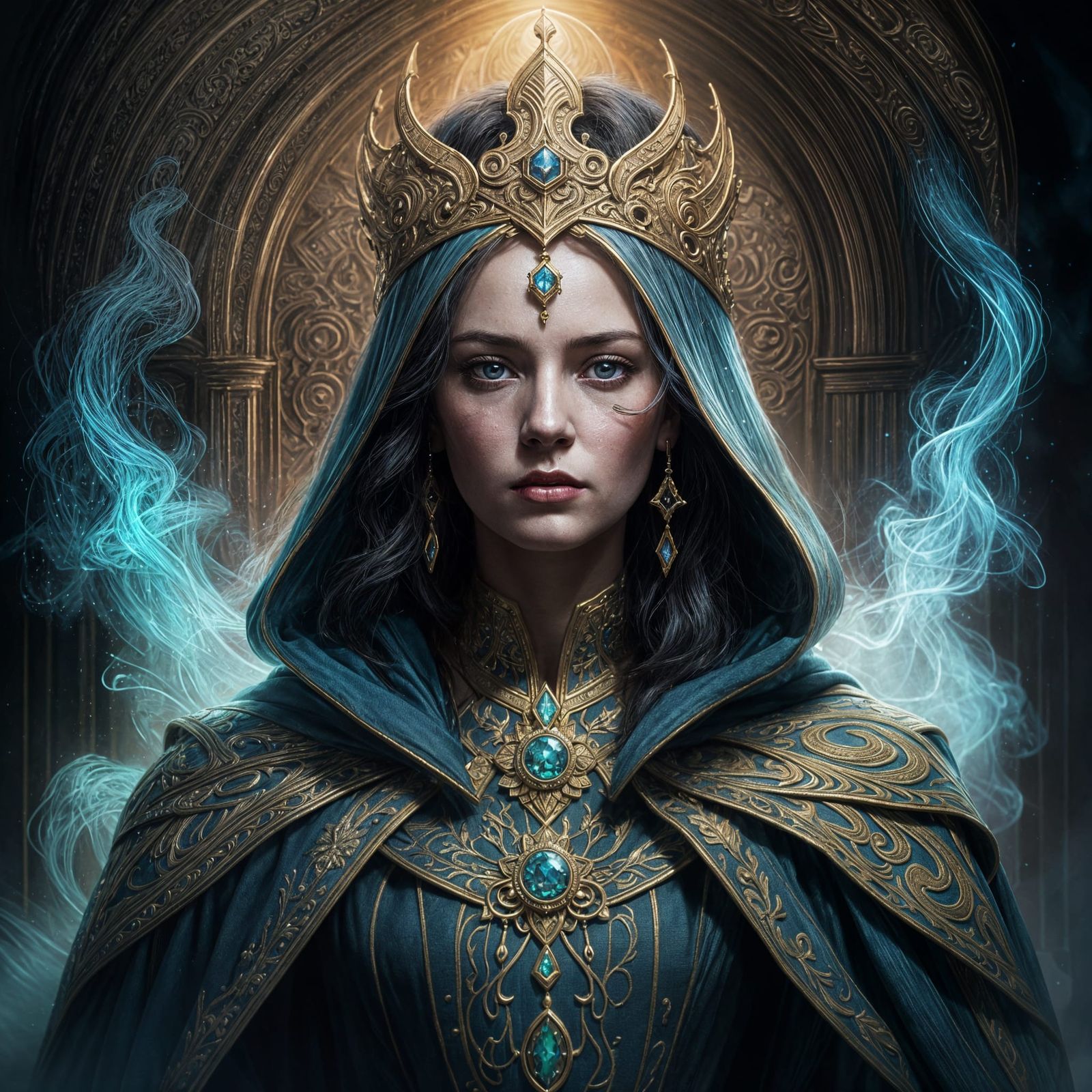 Detailed Portrait in Artstation Style