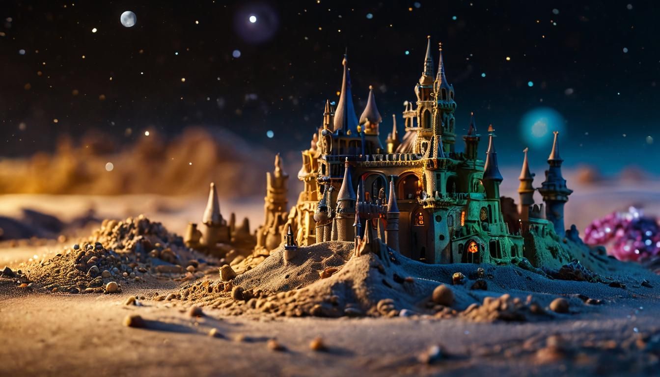 Enchanted Gaudí Sandcastle Time-Lapse: Macro Photography