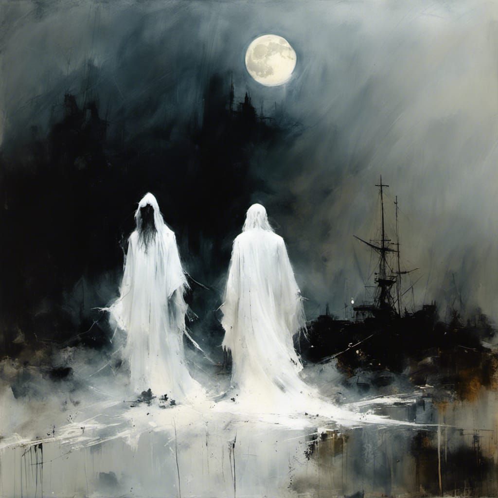 Ghosts Under the Moon: Sinister Fine Art