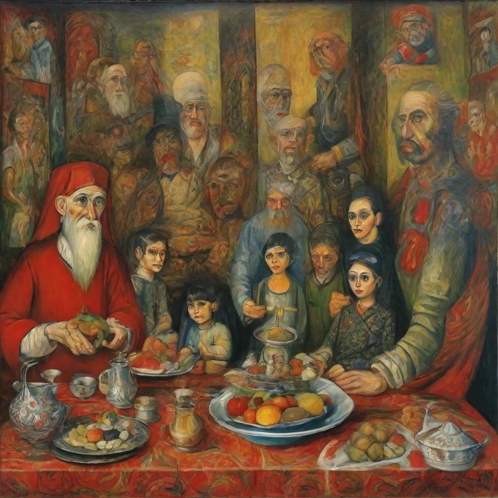 Harmful Magic in Armenian Family: Cubist Grotesque