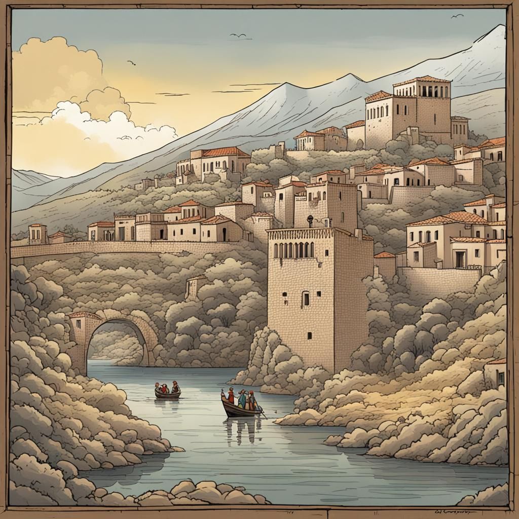 Calista's Escape: A Comic Strip of Greek Tragedy