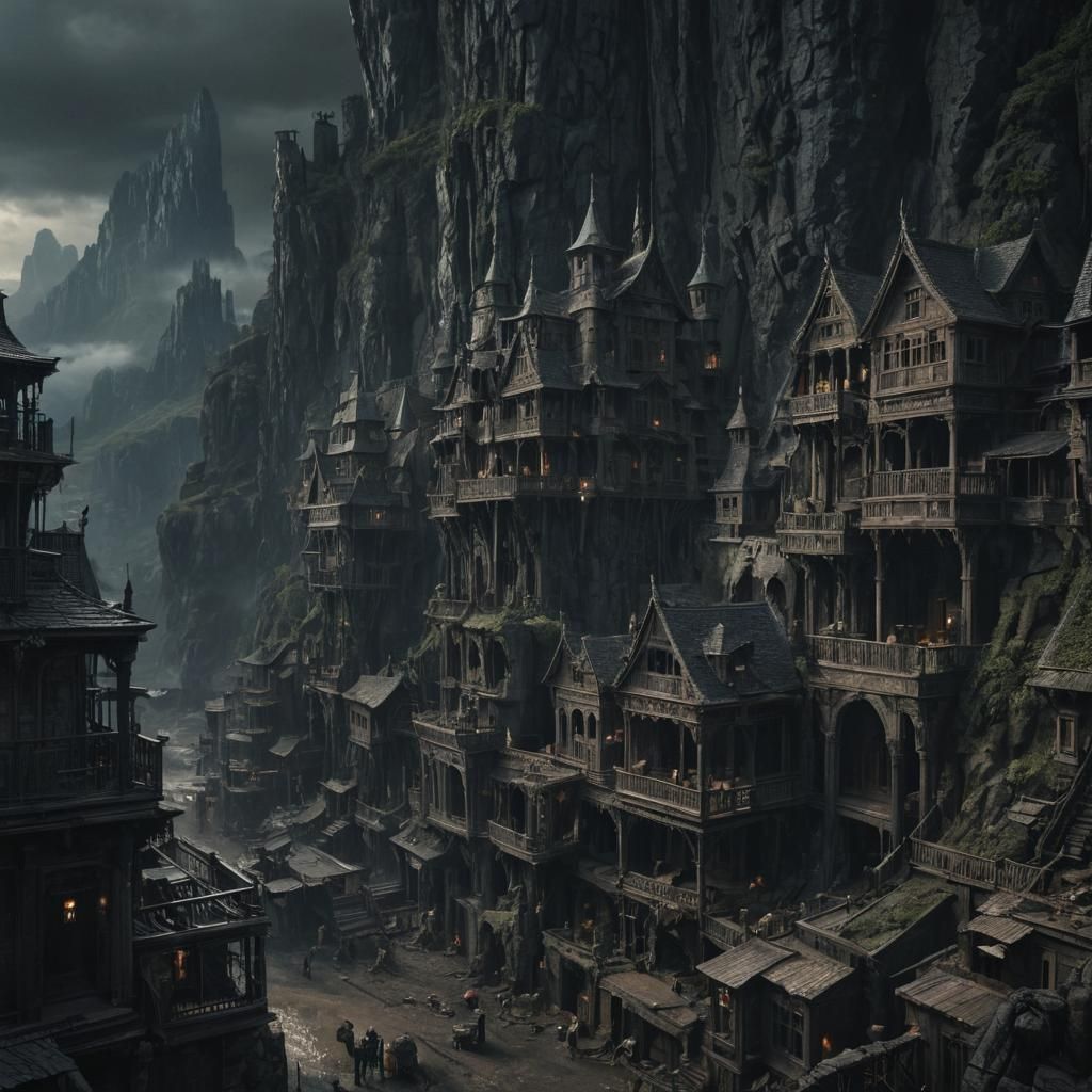 Dramatic Grimdark Digital Matte Painting