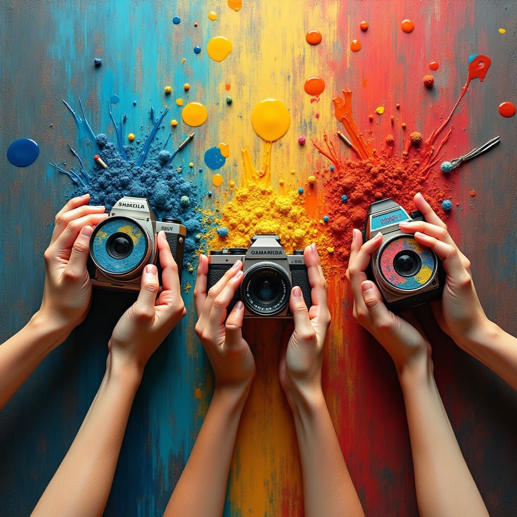 Hands Expressing Creativity in a Dynamic Environment