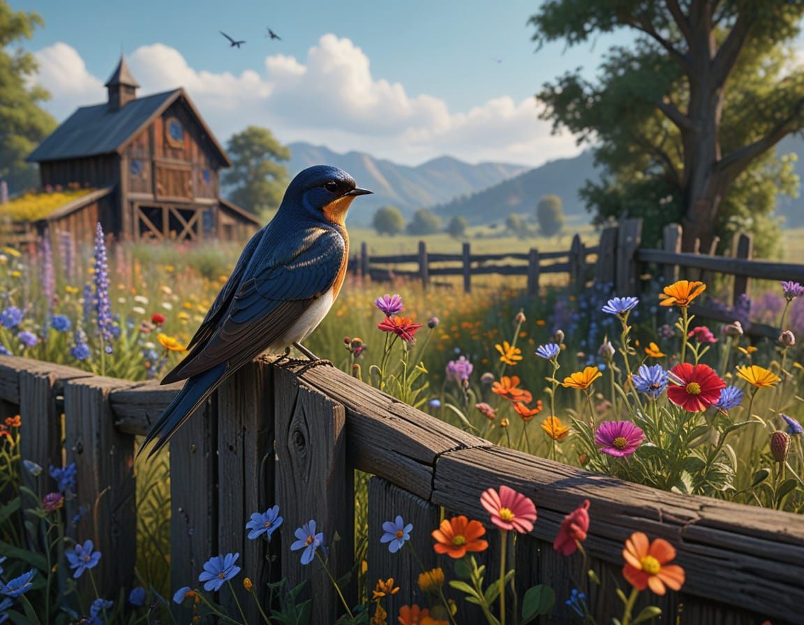 A barn swallow (1)