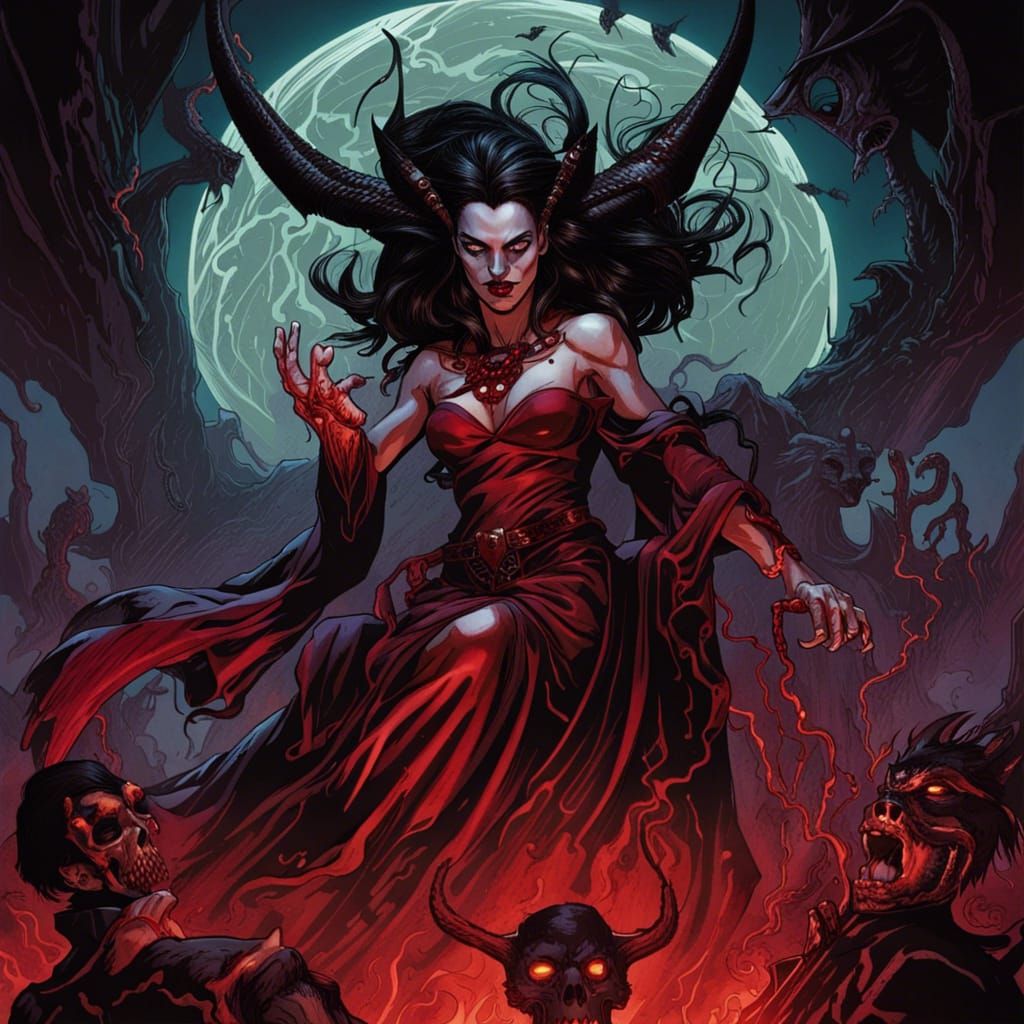 Demonic Hell Witch Conquers the World