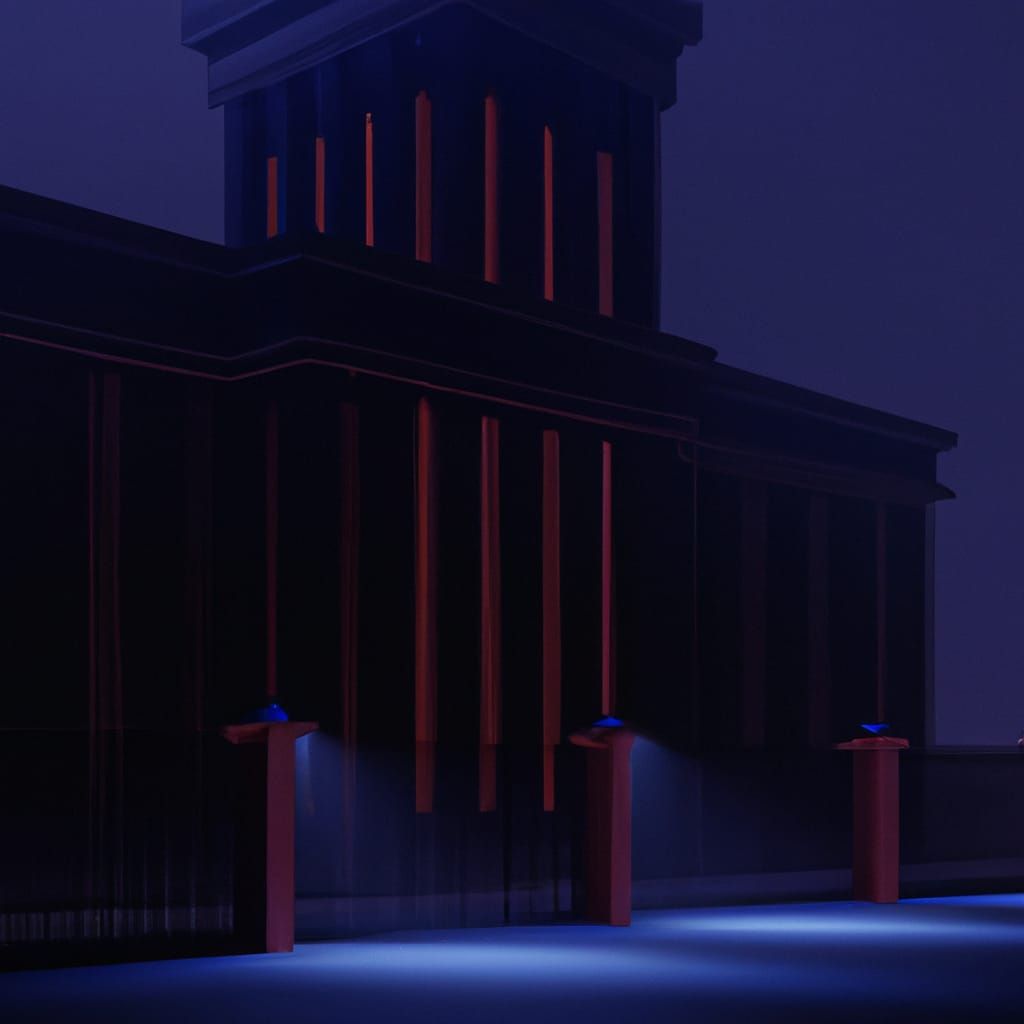 Dark Academia Retro 80s Cult Scene