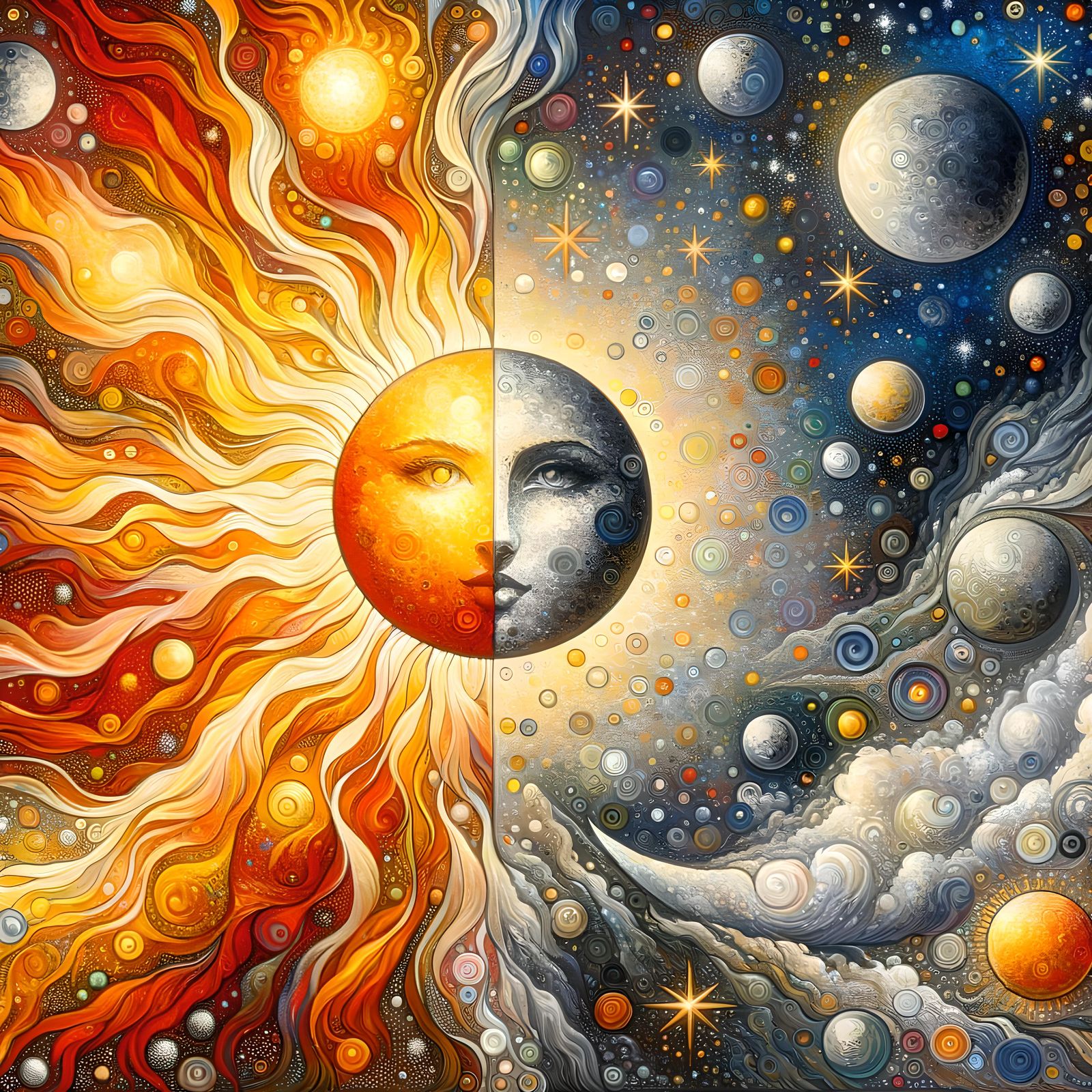 Sun, Moon, and Stars