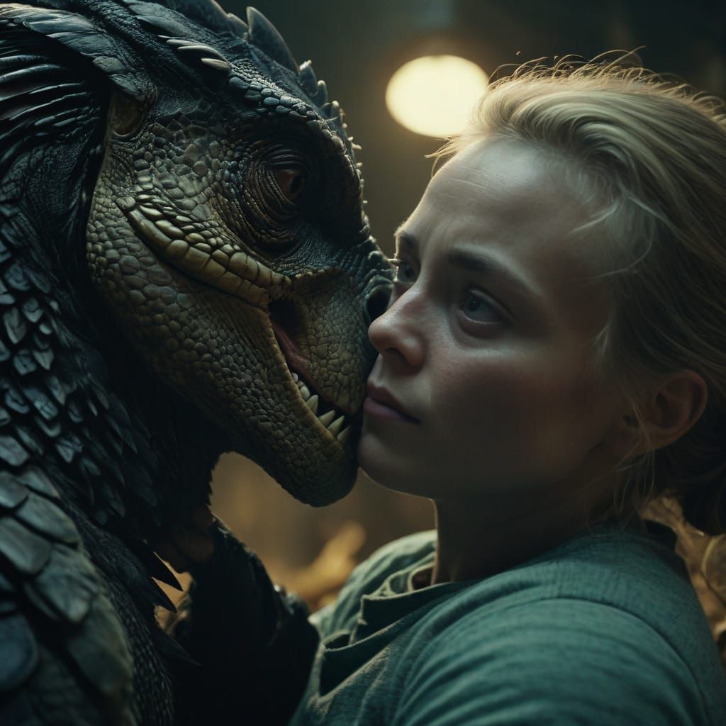 Mother and Baby Share Heartfelt Moment in Cinematic Film Sti...