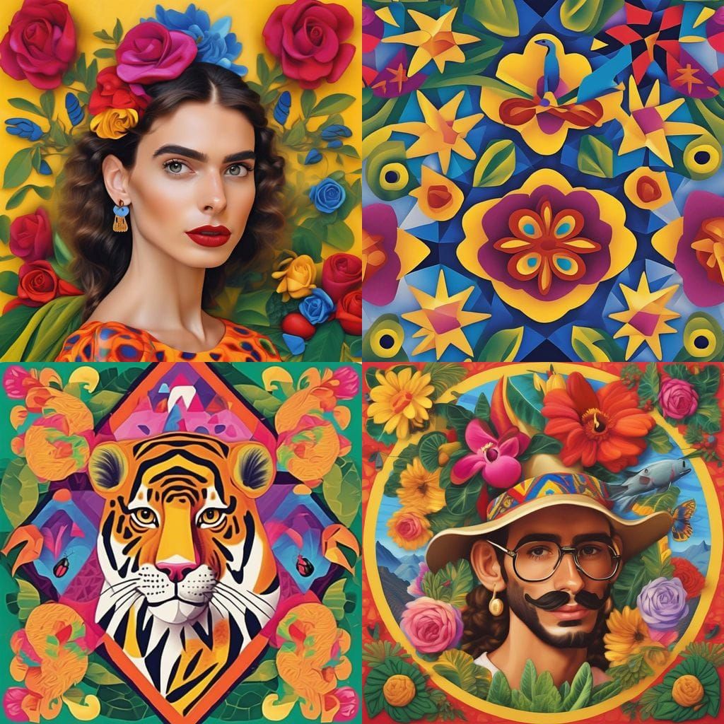 Visionary Art in the Style of Ayahuasca Paintings