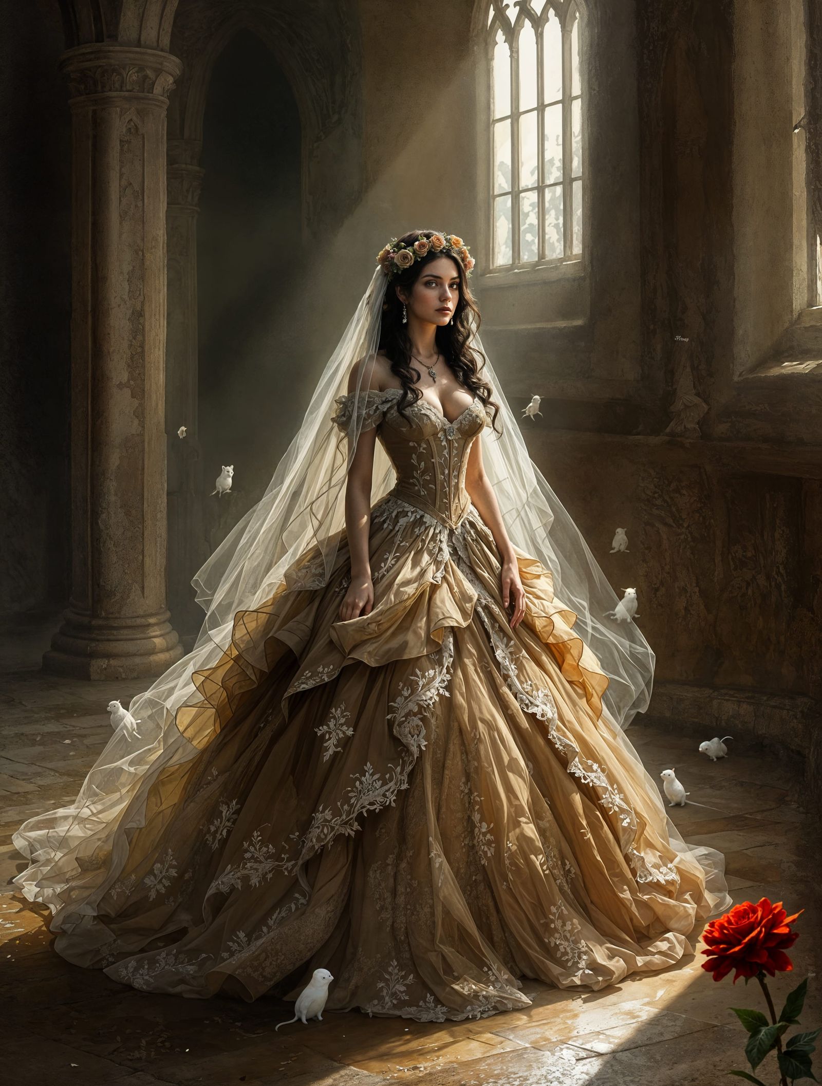 Whispers in a Forgotten Gothic Hall